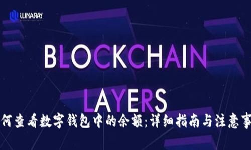 如何查看数字钱包中的余额：详细指南与注意事项
